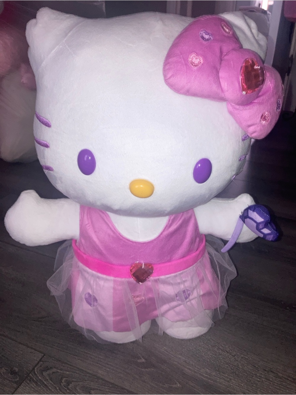 Hello Kitty Pink and Purple Standing Plush